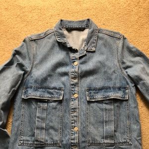 Long Sleeved Denim Romper